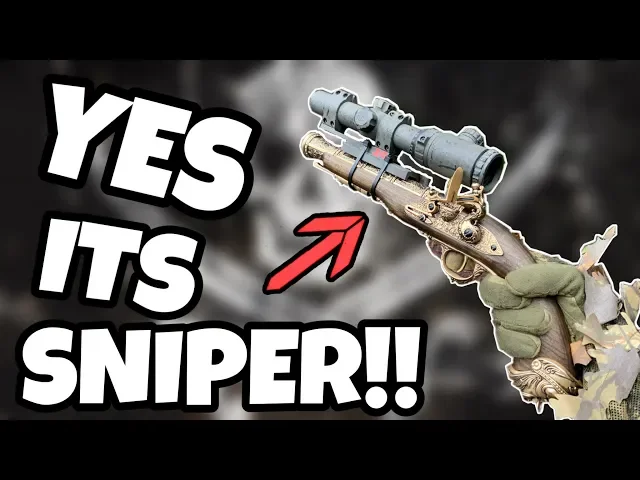 airsoft pirate sniper cannon is a monster!(ultra rare